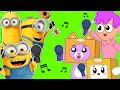 The minions song  official lankybox music ft alphabet lore rainbow friends  more