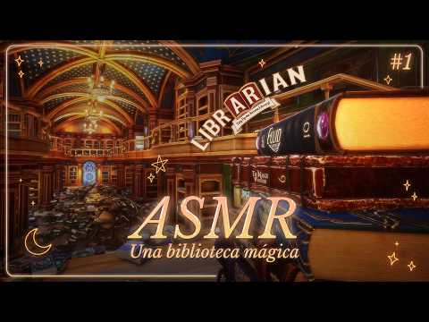 ASMR ✧ ¿Organizamos este desastre de biblioteca? 🪄 Librarian: Tidy Up the Arcane Library #1
