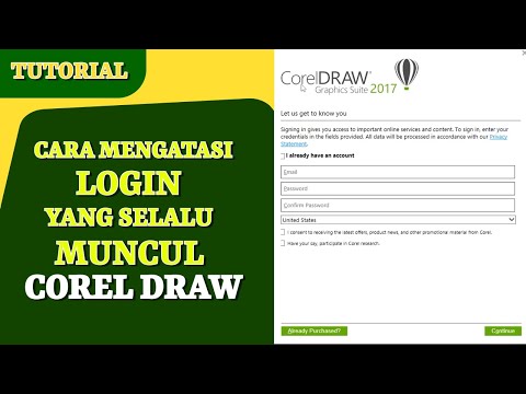 Cara menghilangkan login akun saat membuka Corel Draw 2017