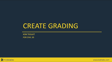 Civil 3D Create Grading - Kobi Toolkit