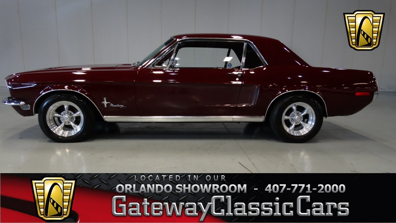 1968 Ford Mustang Gateway Classic Cars Orlando - YouTube