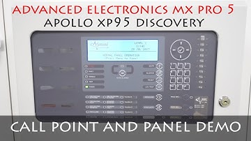 TESTING ADVANCED ELECTRONICS MX PRO 5 PANEL | APOLLO MCP | FIRE ALARM DEMO