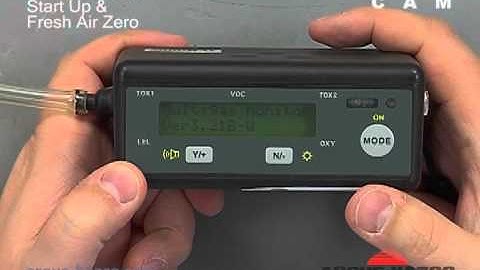 RAE MultiRAE Plus Startup Fresh Air Zero