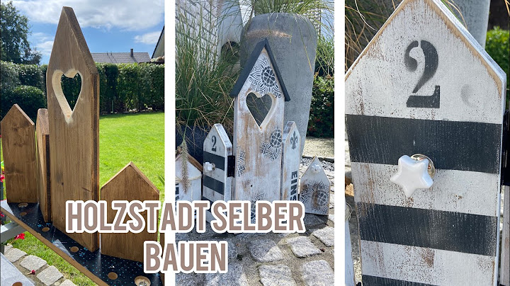 Vintage Stadt aus Holz bauen, Holzdekoration , Türdeko, Gartendeko, Holzstadt, Holzhäuser