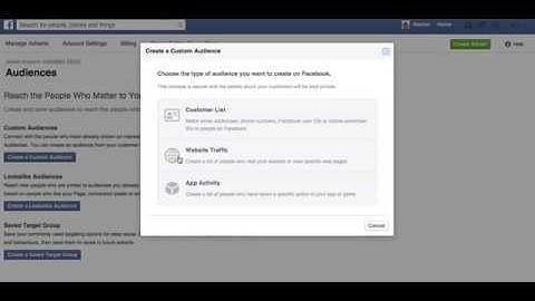 How To Create Facebook Web Custom Audience Pixel To Track Your Lead Generation