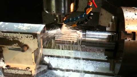 Full 4th axis spline cutting on a CNC mill
