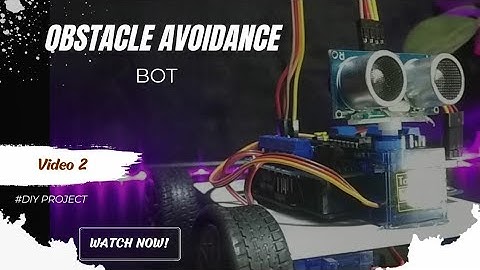 Mini Autonomous Robot|Obstacle avoiding robot| DIY