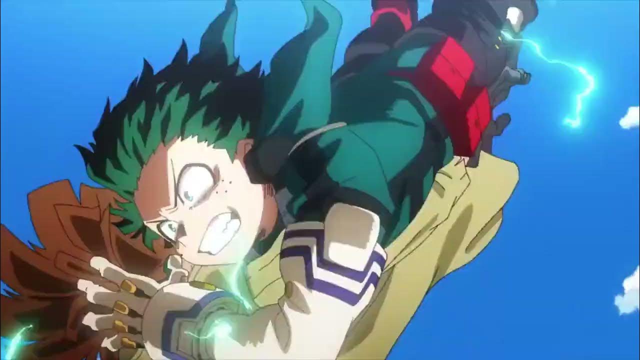 Deku persegue Rody  My Hero Academia: Missão Mundial de Heróis