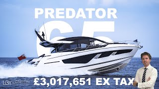 £3 Million Sunseeker Yacht  New 2024 Predator 65 Walkthrough