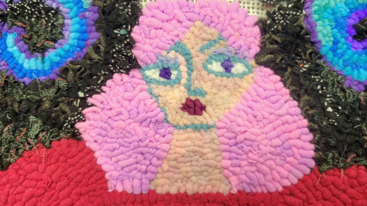 Graphic faces for Rug Hooking... how to plan a stylized face YouTube