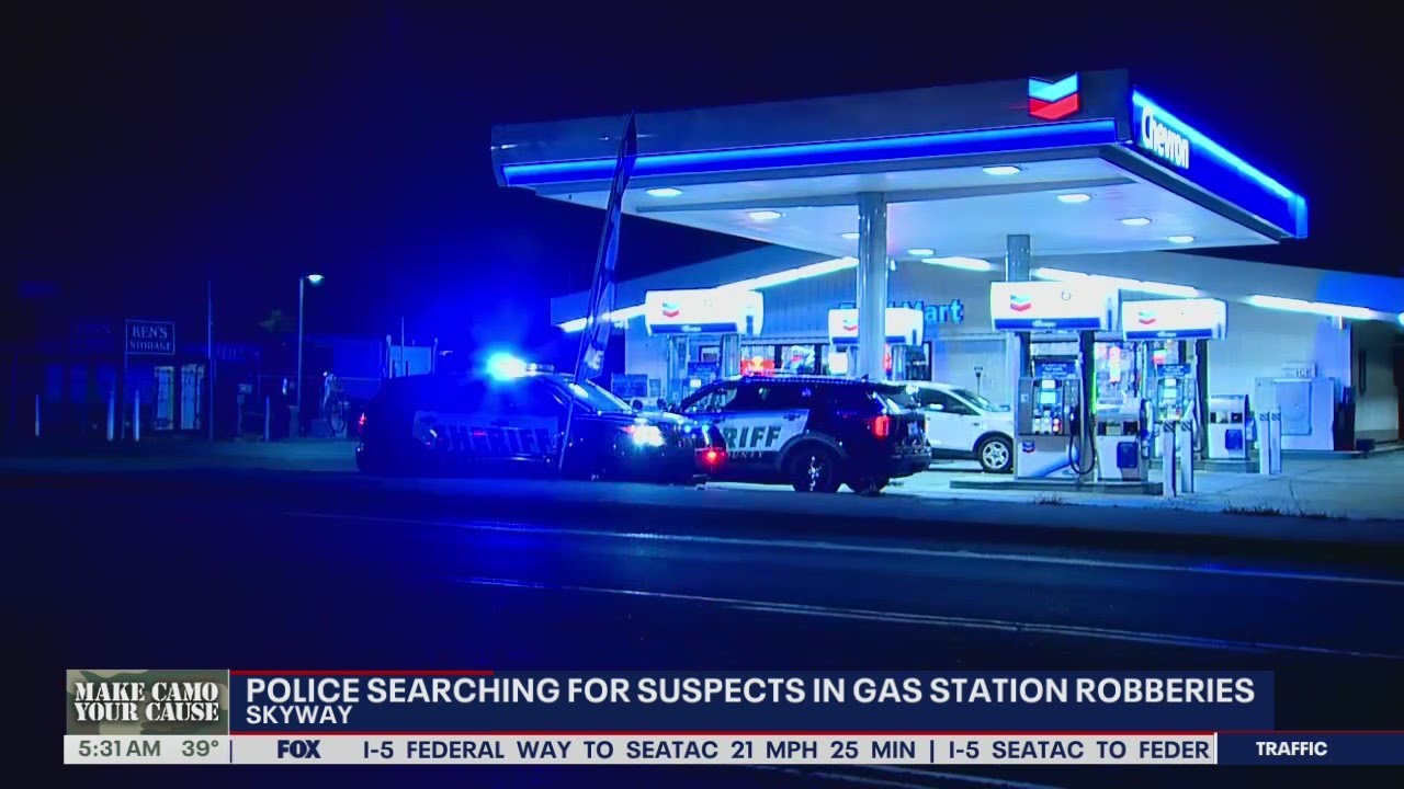 Police search for suspects in gas station robberies in King County ...