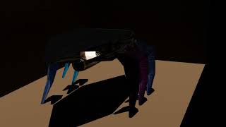 Fifth Blender Animation: Hexapod Walk Cycle Test