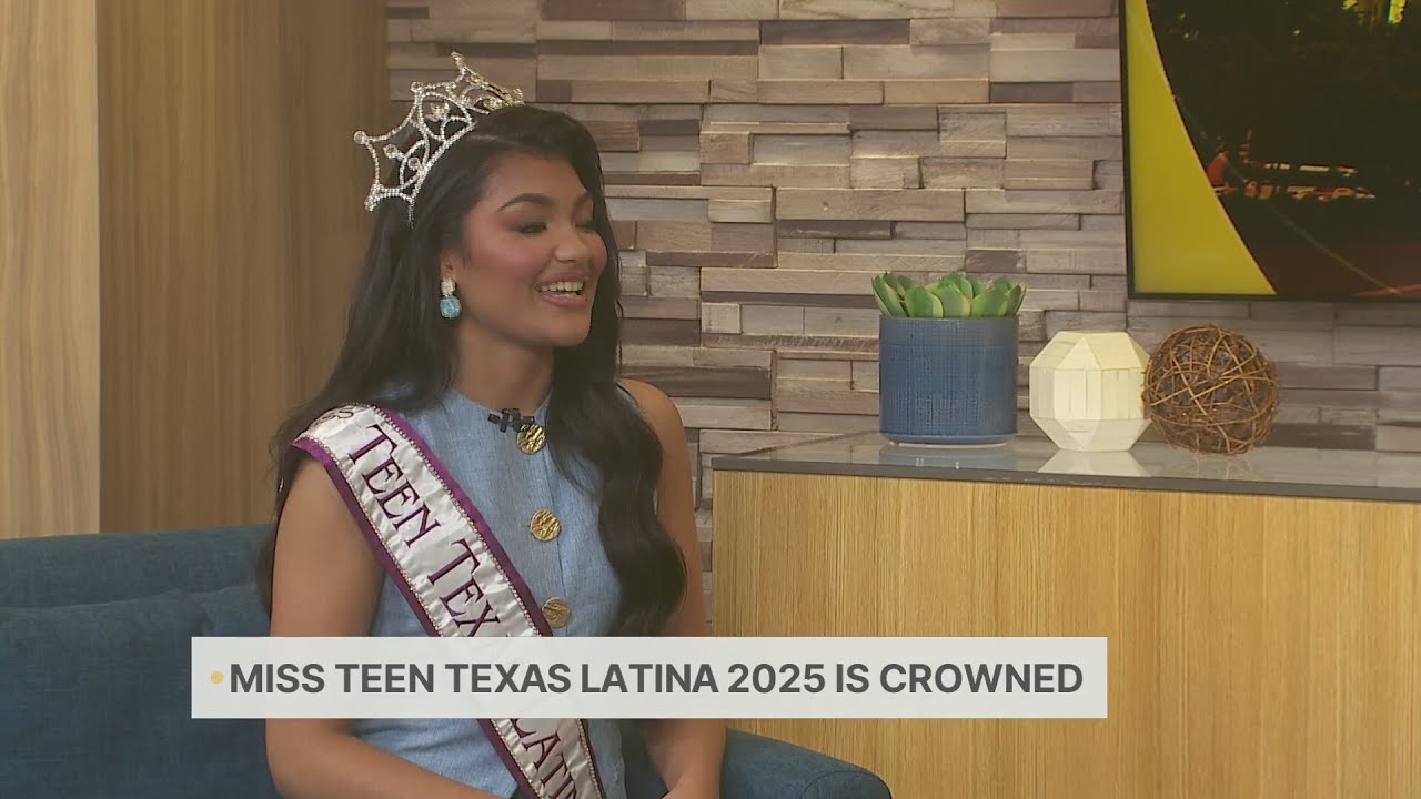 CW39 Exclusive Miss Teen Texas Latina 2025 in studio YouTube