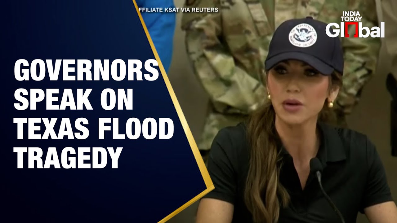 LIVE: Kristi Noem & Gov. Abbott Address Media on Deadly Texas Floods ...