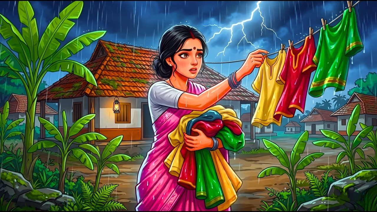 Monsoon Memories | 40 Minutes of Peaceful Indian Village Cooking & Rain ...