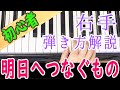 【明日へつなぐもの】右手ピアノソロ 初心者向け 独学 かんたんピアノ講座 レッスン 卒業式 送る会 合唱曲