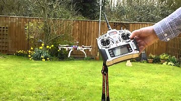 DJI F550 Video - stock/default gain of 125% - first flight