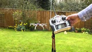 DJI F550 Video - stock/default gain of 125% - first flight