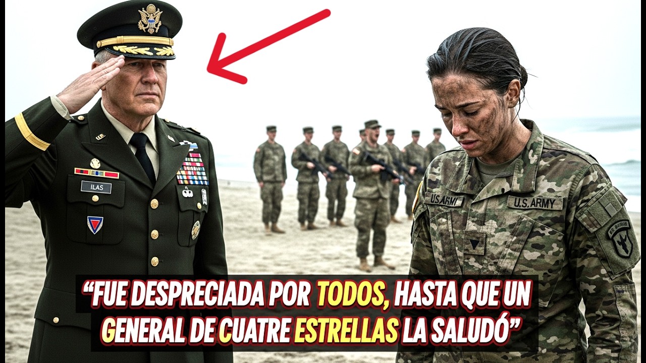 ELLA FUE DESPRECIADA POR TODOS, HASTA QUE UN GENERAL DE CUATRO ESTRELLAS LA SALUDÓ