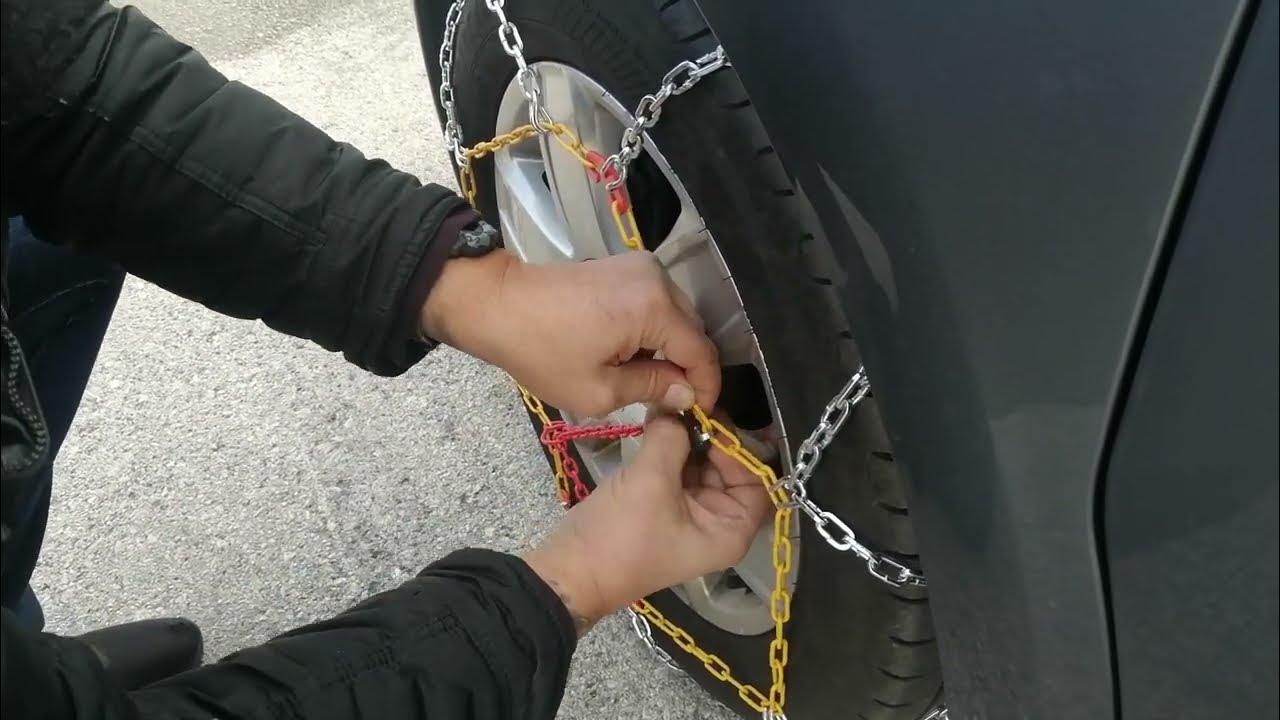 Πως βάζουμε αλυσίδες χιονιού. How to put snow chains. YouTube