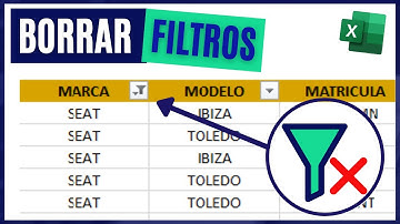 Cómo borrar y ELIMINAR FILTROS en Excel 🔽❌