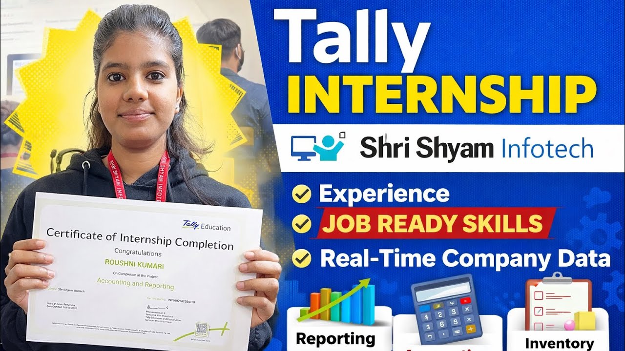 I Did Tally Internship in Patna City😲 | Shri Shyam Infotech | Real ...