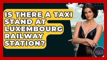 Is There A Taxi Stand At Luxembourg Railway Station? - Exploring The Benelux