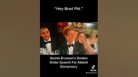 Quinta Brunson’s 2023 Golden Globes Winning Speech for Abbott Elementary