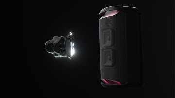 Sony Speaker SRS-VX800  (mockup project) - 3D Animation