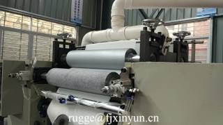 Full automatic 2 lines full embossing face tissuepaper folding machine