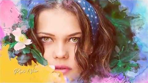 (Video Displays) Watercolor Slideshow by WhiteMarker | After Effects Template #AfterEffectsTemplate