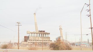 Elmer Smith Station Stacks Implosion