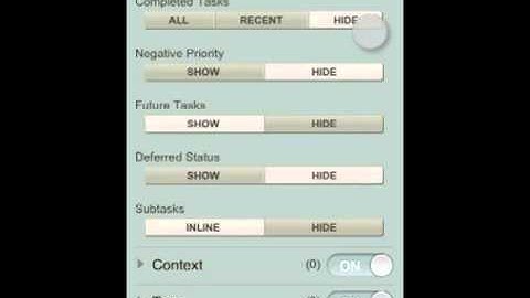 Toodledo Intro Tutorial #8 - iOS Application for iOS 6