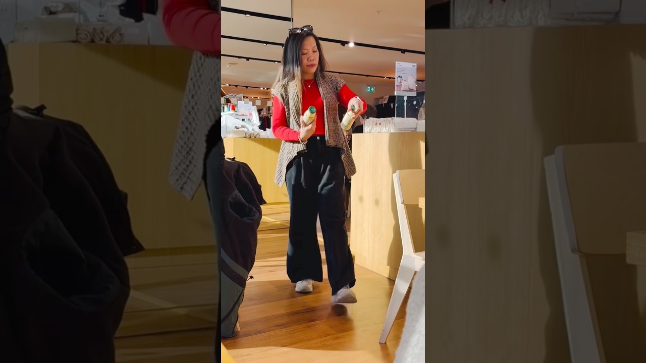 Давайте попробуем манговый сок от Uniqlo! 