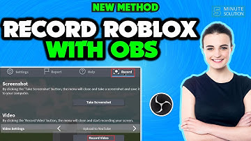How to record roblox with OBS 2024 | Best OBS Settings To Record Roblox!