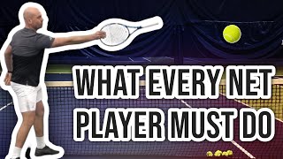 How to move at the NET in DOUBLES | Plus BONUS Coordination Drill screenshot 5