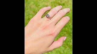 Natural Moss Agate Engagement Ring For Women By Usalover925