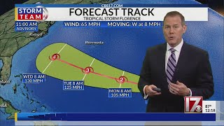 Hurricane Florence: Friday noon update