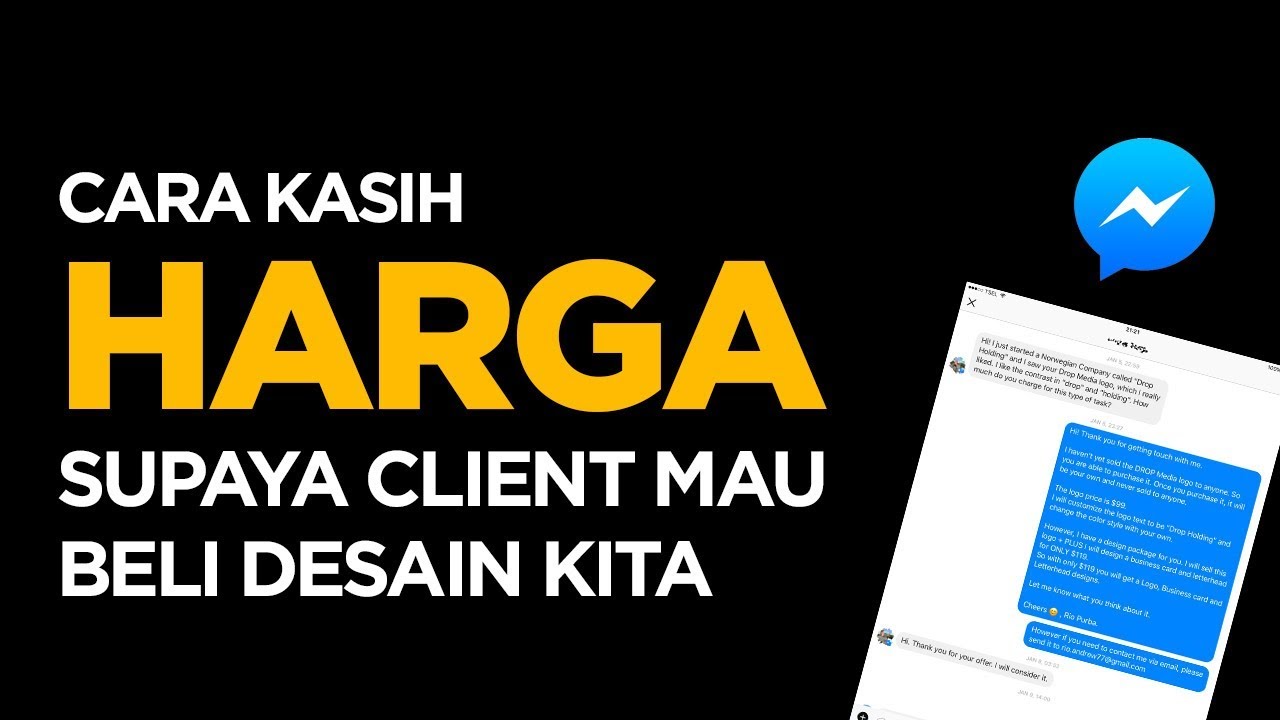 Ngedesain 10 Menit Dapet 650RB | Cara Kasih Harga Desain