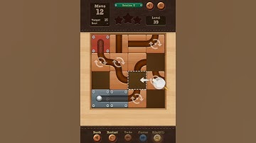 Roll the Ball slide puzzle Rotation E Pack Level 39 Solution