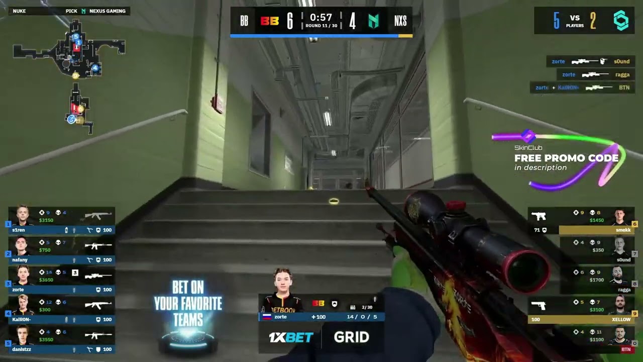 zorte - 4 AWP kills against NXS