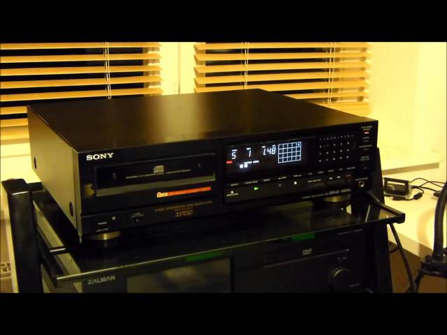 Sony CDP-337ESD Vintage CD-Player * Tuned - YouTube