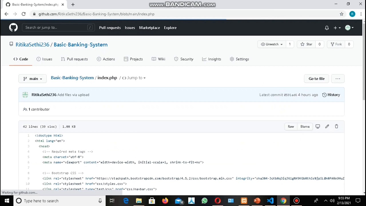 Basic Banking System | The Sparks Foundation Internship | Web Development & Designing Task-1