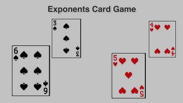 Exponents Card Game
