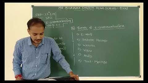 STD 12th EM SUB SPCC CH 5 E COMMUNICATION PART 1 AMIT SIR