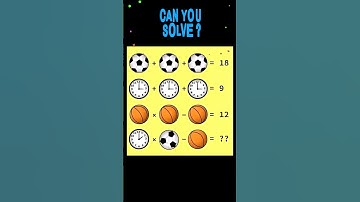 Can you solve ? #canyousolvemathspuzzles #brainteasers #howtosolvemathspuzzles #logicpuzzles #shorts