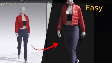 How to Make a Puffer Jacket in Marvelous Designer / Clo3D (Step-by-Step Guide)