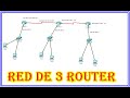 Crear Red con 3 router en Packet tracer