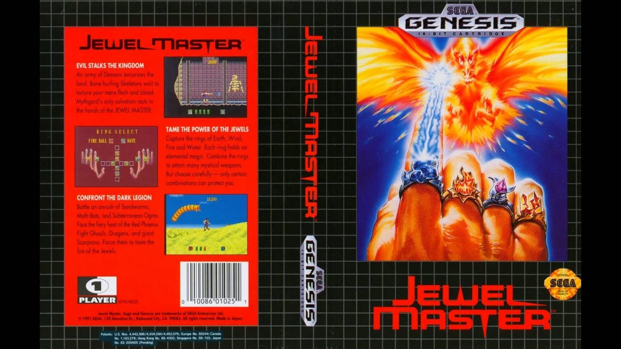 [SEGA Genesis Music] Jewel Master Full Original Soundtrack OST YouTube