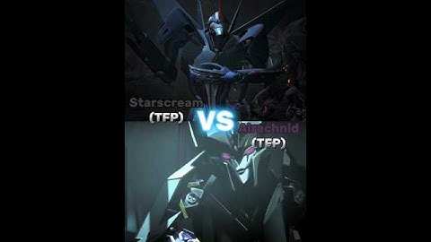 Starscream(TFP) vs Airachnid(TFP)  #transformers#shorts